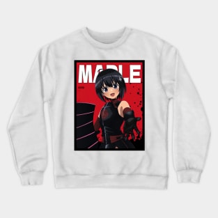 Maple BOFURI Red Comic Crewneck Sweatshirt